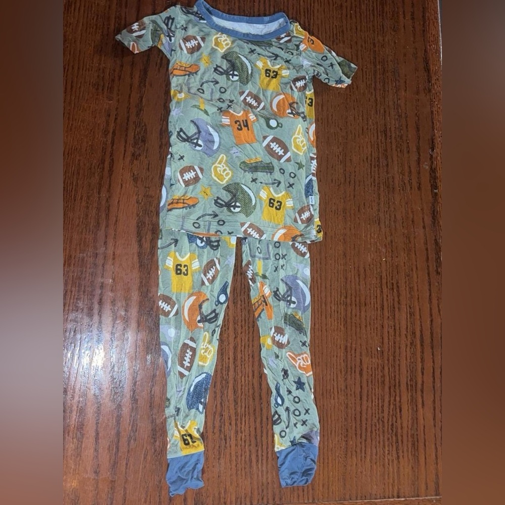 Little Sleepies Touchdown Time Pajama Set